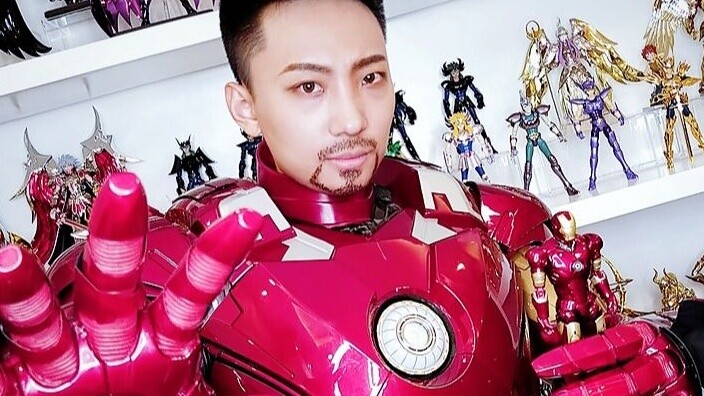 Kaget! Iron Man Saya membagikan mainan animasi Iron Man Mark3. Tubuh dengan Killerbody Mark7 ini mun