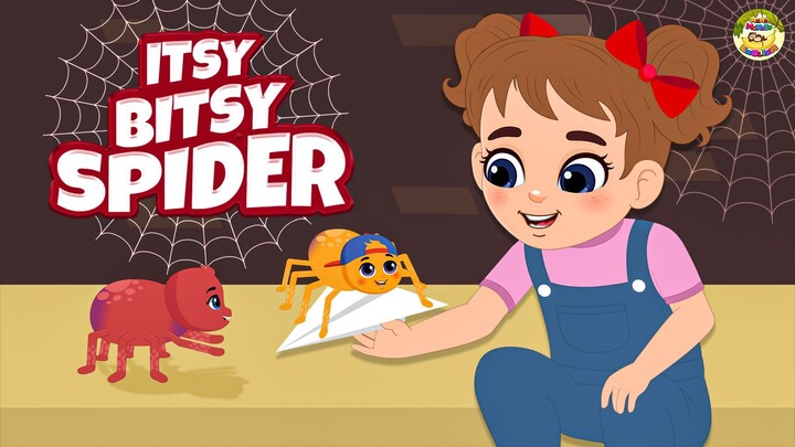Itsy Bitsy Spider | Song for Children | Nursery Rhymes for Kids | Mama Monkey English