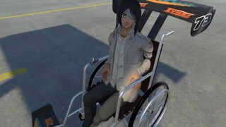 在马莱大街遇到一位落魄残疾人