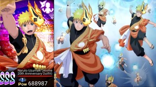 NxB NV: Naruto 20th Anniversary Special Outfit Showcase Solo Attack Mission Gameplay