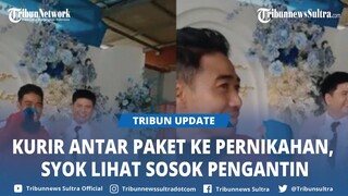 Antar Barang ke Pesta Pernikahan, Kurir Ini Syok Lihat Sosok Pengantin, Air Mata Tak Terbendung