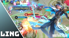 Ling Serene Plume Legendary No Deaths | Mobile Legends