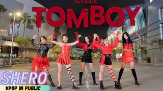 【(G)I-DLE】洛杉矶警车当背景？？超拽TOMBOY路演翻跳
