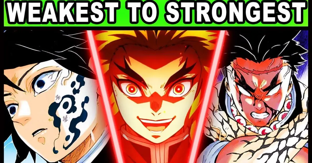 All 9 Pillars RANKED from Weakest to Strongest! (Demon Slayer / Kimetsu no  Yaiba Every Hashira) - Bstation