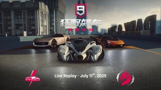 The First Season Tour of Festive Fury in Asphalt 9 China (A9C) | Game Live Replay July 11th, 2025 +8