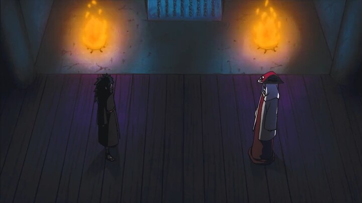 Madara and Hashirama have a long talk, and Madara leaves Konoha
