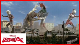 ULTRAMAN ACE1972 (อุลตร้าแมน เอซ) episode 05 สัตว์ประหลาดมดยักษ์ vs พี่น้องอุลตร้า