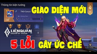 Liên quân Giao Diện Mới và 5 Lỗi Game Gây Ức Chế - IGGY tướng siêu lỗi mùa 18 TNG