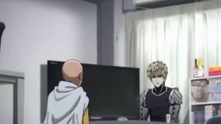 one punch man genos berdiskusi