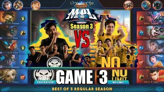 Game3 Execration VS No Limit | MPL PH S3 Regular Season