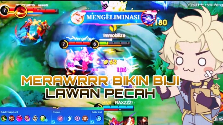 MER RAWRRR BIKIN BIJI LAWAN PECAH