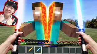 Cắt Đôi Herobrine Ra Làm Bánh Để Ăn 😂 Vinh CƯỜI ĐAU BỤNG KHI PHÁT HIỆN CÁI NÀY TRONG MINECRAFT