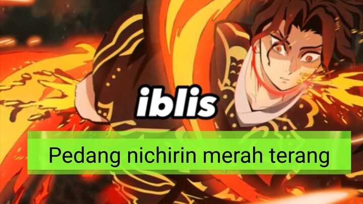 Pedang Nichirin Merah