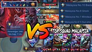 Ketemu Top Squad Supreme Malaysia Auto Serius Sampe Maniac ! - Mobile Legends
