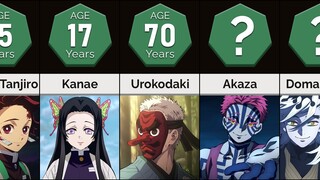 Comparison: Age Demon Slayer Characters