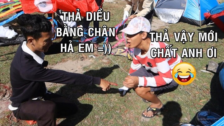 Lâm Vlog Dẫn Team Đi Thả Diều Siêu To Khổng Lồ Và Cái Kết 😂 | Hậu Trường