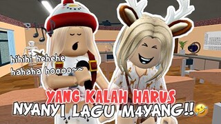 YG KALAH HARUS NYANYI LAGU M4YANG ?!!🎤🎶 NGAKAKK😭🤣 LOMBA DI SCHOOL OBBY! | ROBLOX INDONESIA🇮🇩 |