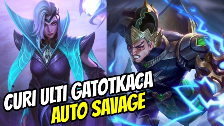 Savage Berkat Copy Ulti Gatotkaca Mobile Legends