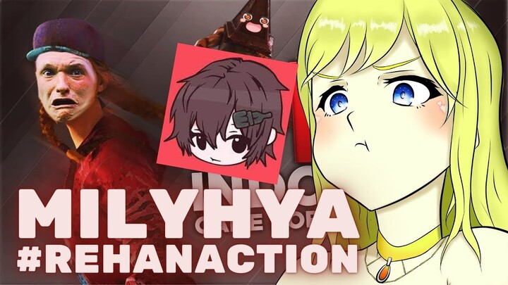 REACTION @MILYHYA  DBD Indonesia, hari-hari ada aja yang kocak!!! #ReHanaction【VTuber Indonesia】💖✨