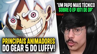 TUDO SOBRE A ANIMAÇÃO DO GEAR 5 DO LUFFY! ANIMADORES DE ONE PIECE EP 1071 | Cortes do Michi