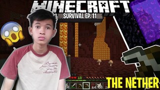 THE NETHER! | Let's Play MINECRAFT Survival | EP. 11