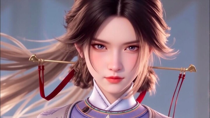 Analisis wallpaper 6K Jin Niang dari episode ke-319 Pastoral God