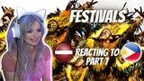 Reacting to "8 Biggest Festivals in the Philippines" | Gamer girl react