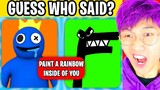 Can You Guess WHO SAID IT!? (RAINBOW FRIENDS, SONIC, POPPY PLAYTIME, FNAF, & MORE!)