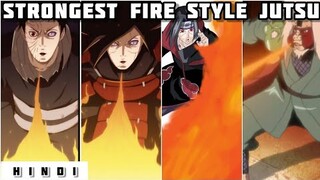 Strongest Fire Style Jutsu Ranked | Naruto | Sora Senju