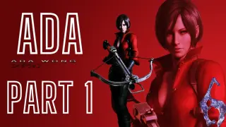 Resident Evil 6 Ada Campaign - Playthrough Part 1 [PS3]