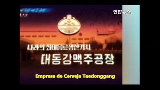 Propaganda da cerveja Taedonggang