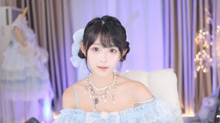 【鱼子酱】《Boogie Up》蓝色公主裙版 直播跳舞录屏