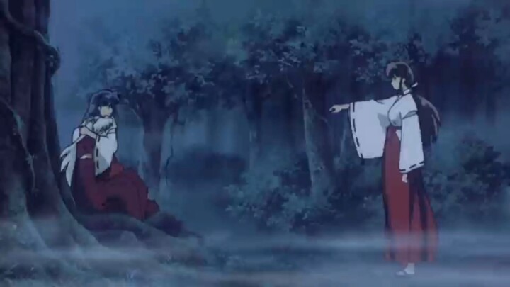 Kagome accidentally hurts InuYasha, Kikyo appears, and Kagome is forced to return to the present...