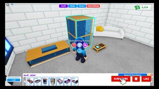 HOUSE TOUR *NEW* CONTAINER HOUSE & GETTING ALL RETRO AQUATIC FURNITURE ADOPT ME UPDATE 2021