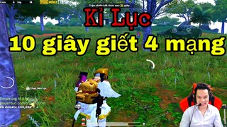 PUBG Mobile - Bộ Bim lập kỉ lục phản xạ 1 cân 4 mạng chỉ trong 10 giây