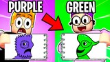 ONE COLOR DRAWING CHALLENGE IN ROBLOX!? (GUESS MY DRAWING CHALLENGE In ROBLOX DOODLE TRANSFORM!)