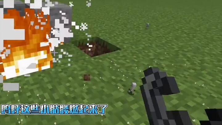 Saat menghadapi zombie 1 piksel di Minecraft! 0,001 ukuran grid, bagaimana cara bertahan hidup!