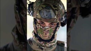 The soldier’s beautiful eyes…