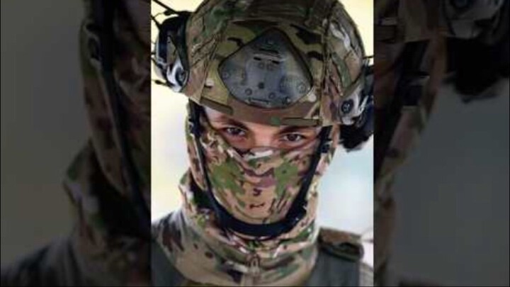 The soldier’s beautiful eyes…