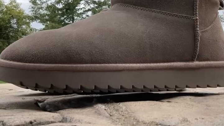 Project Cloud Mini Platform Boots for Women - Ankle Boot Fur Lined Genuine Suede Cozy Platform + Mem