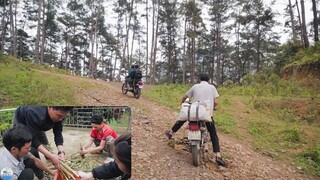 THU HOẠCH MĂNG TRÊN NƯƠNG XA CHIA TAY ANH EM VỀ THĂM QUÊ