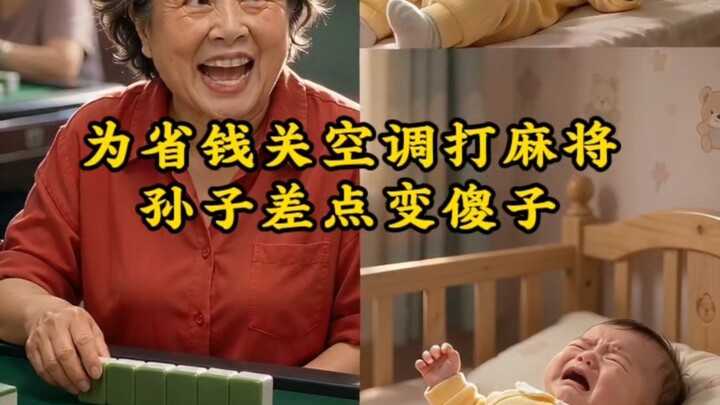 Folk Story: To Save Money, They Turned Off the AC While Playing Mahjong—Their Grandson Nearly Became