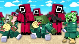 [Minecraft] Squid Game The Honeycomb Candy Challenge