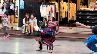 小学生街头斗舞，舞技超群，这是3500学的街舞值吗？
