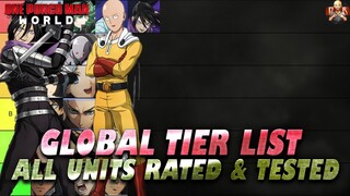 [One Punch Man World] - Global Tier List February 2024! Where do your units Rank!?