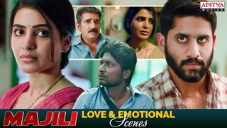 Naga Chaitanya & Samantha Love & Emotional Scenes | Majili Hindi Dubbed Movie | Aditya Movies