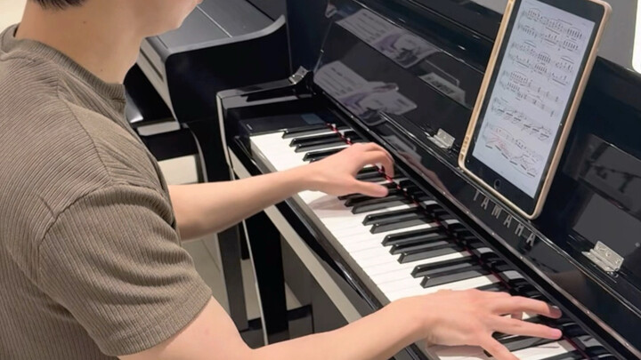 Sekadar mencoba piano crossover Yamaha