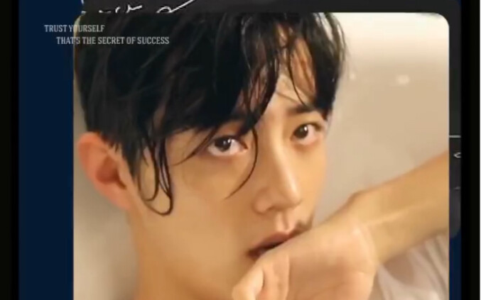 [Xiao Zhan] Behind-the-scenes footage from the bathtub photoshoot revealed—what is this amazing thin