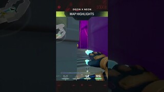 dgzin’s NEON skills are ELECTRIC ⚡️ #valorant #vct #shorts