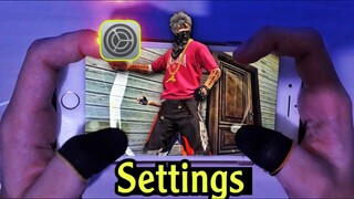 Settings HUD\DPI ⚙️ IPhone 6s Plus Free Fire 🇧🇷